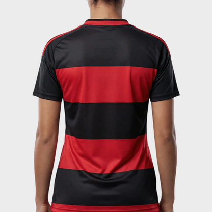 Camisa Flamengo Feminina I 26/27 - Vermelha e Preta