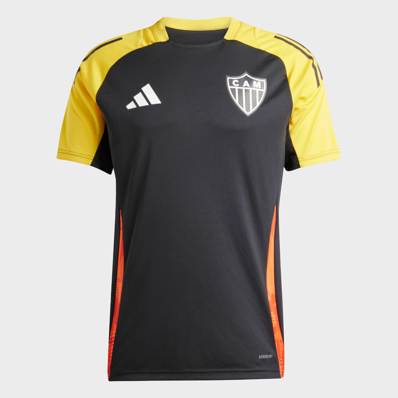 Camisa Atlético Mineiro Treino I 25/26 - Preta e Amarela