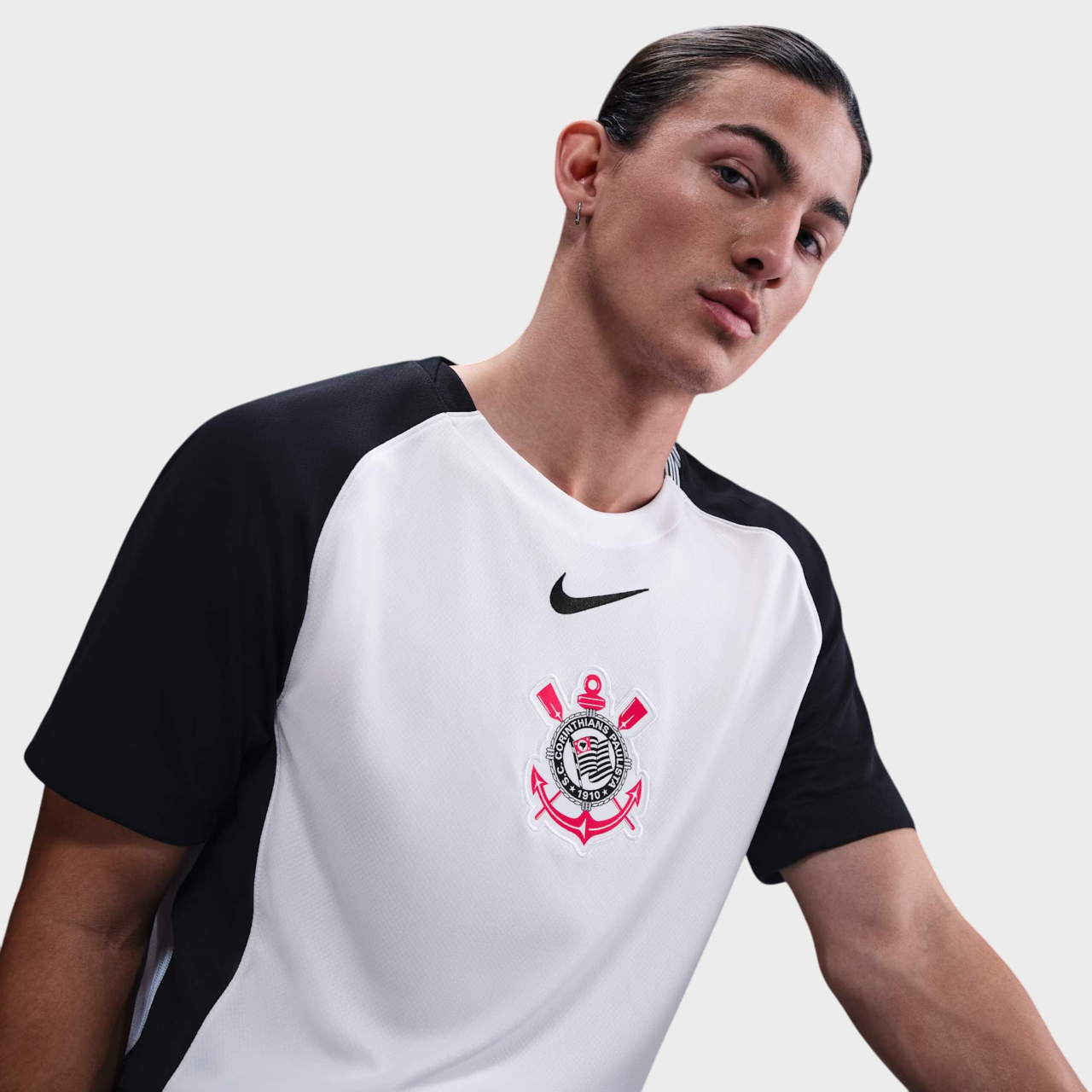 Camisa Corinthians I 25/26 - Torcedor - Branca