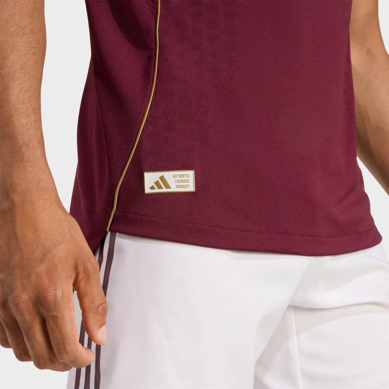Camisa Aston Villa I 25/26 Adidas Torcedor Masculina - Vinho e Azul
