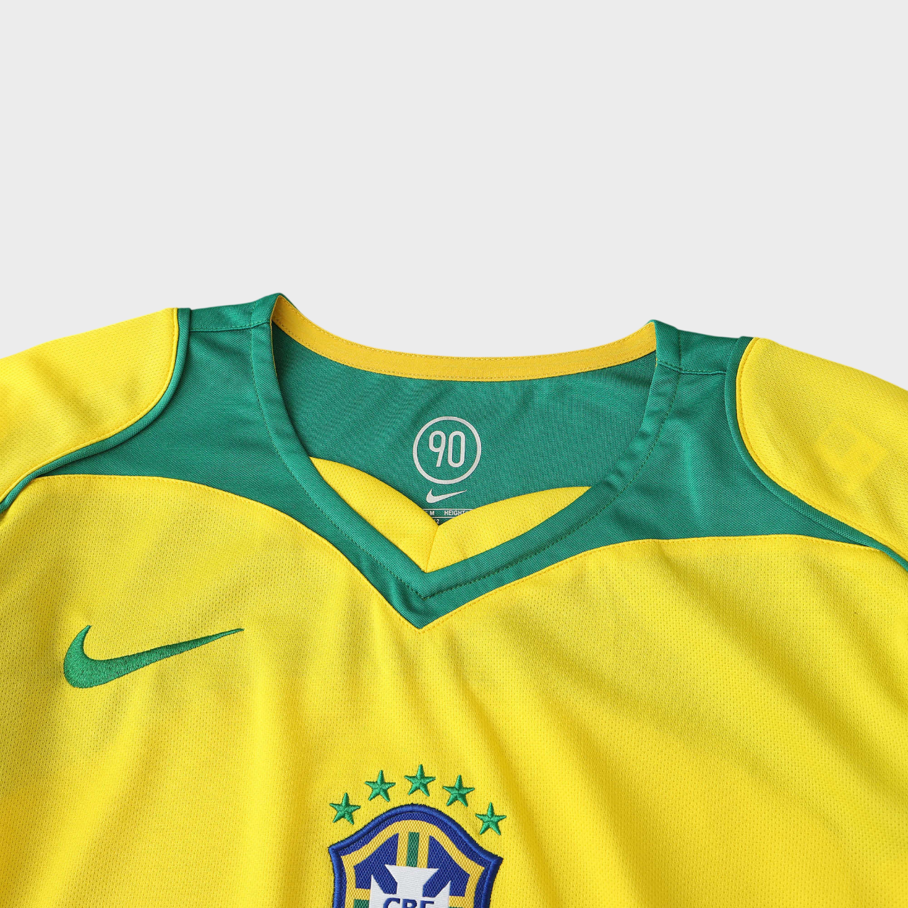 Camisa Seleção Brasileira I 2004 Reedição Total 90 - RONALDINHO 10