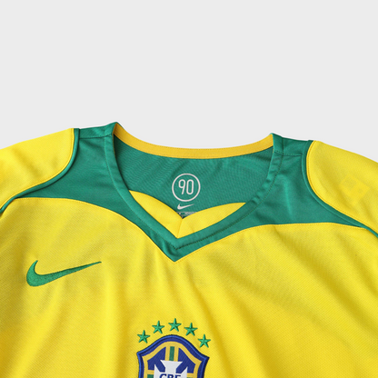 Camisa Seleção Brasileira I 2004 Reedição Total 90 - RONALDINHO 10