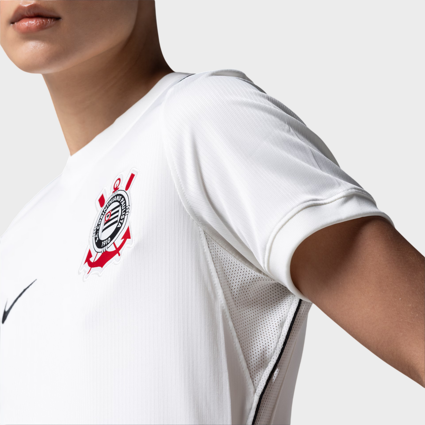 Camisa Corinthians Feminina I 26/27 - Torcedor - Branca