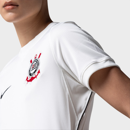 Camisa Corinthians Feminina I 26/27 - Torcedor - Branca