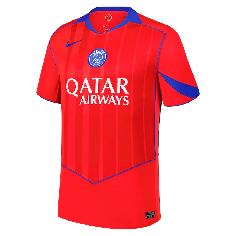 Camisa PSG III 25/26 - Torcedor Nike Masculina - Vermelha [PRÉ-VENDA]