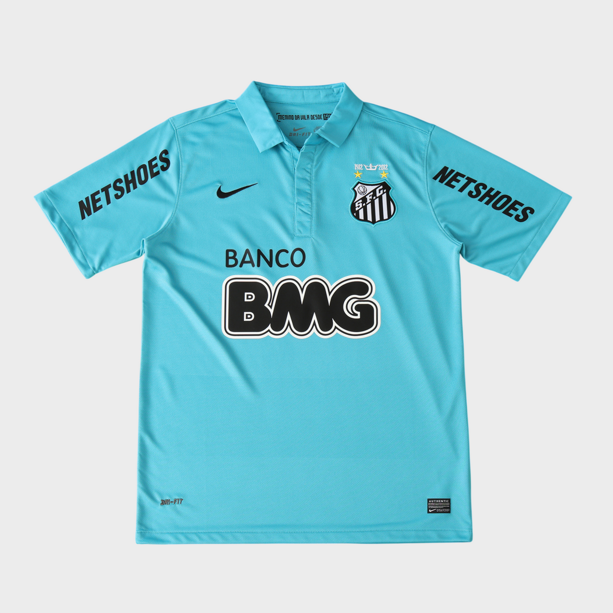 Camisa Santos III 2012/2013 Retrô - Azul