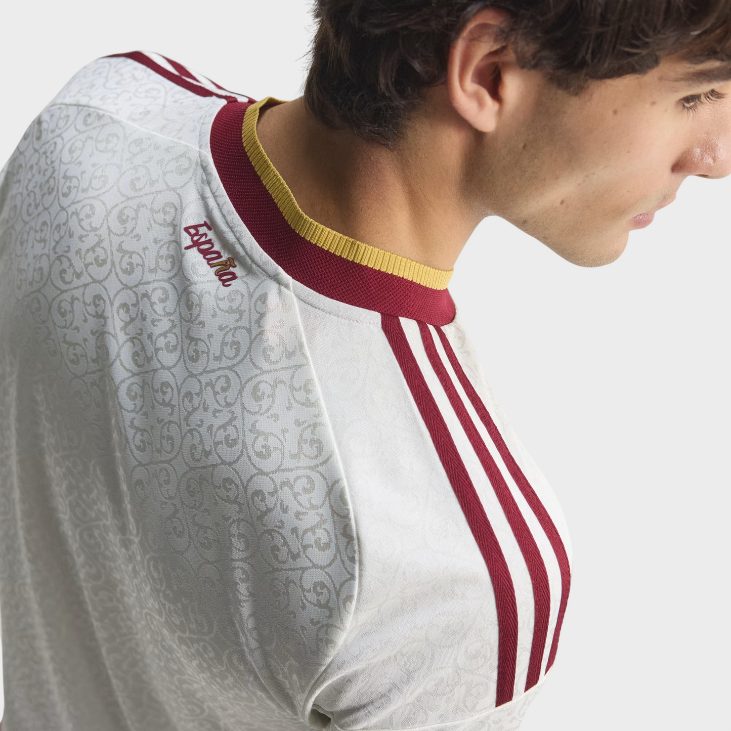 Camisa Espanha II 26/27 - Jogador Adidas Masculina - Off White