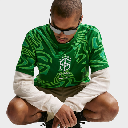 Camisa Seleção Brasileira Goleiro 26/27 - Torcedor Masculina - Verde