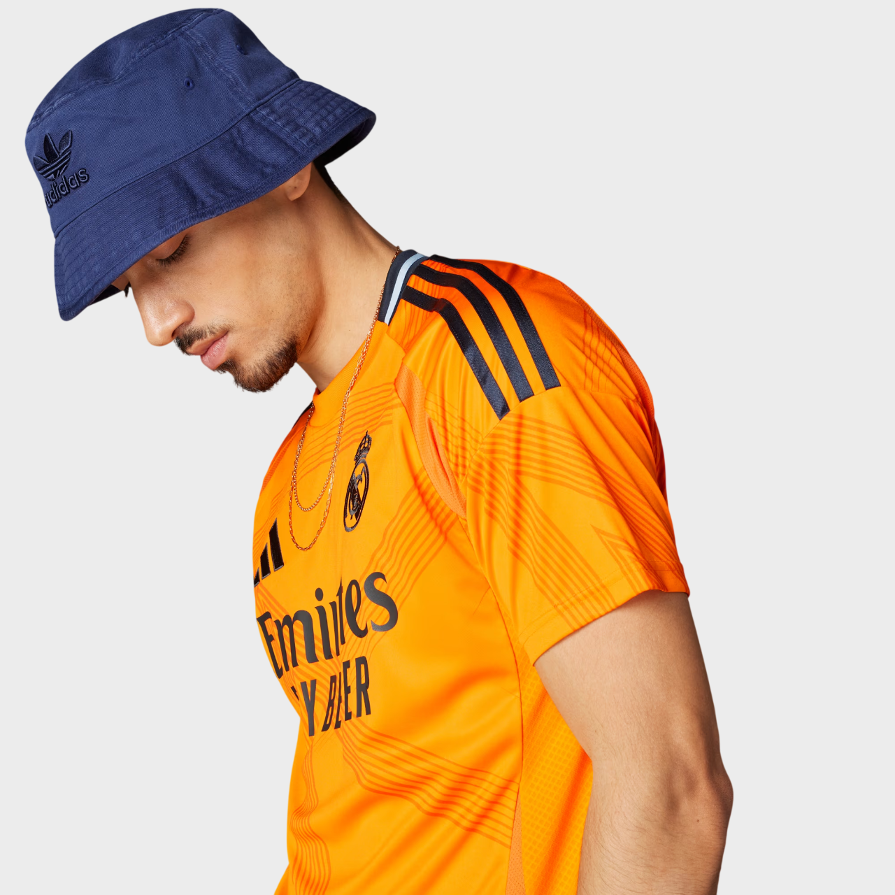 Camisa Real Madrid II 24/25 - Torcedor - Masculina - Laranja