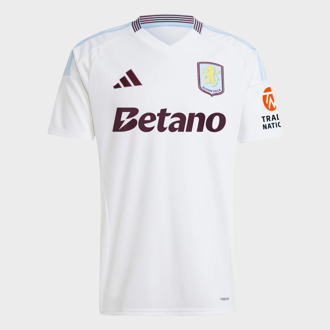 Camisa Aston Villa II 24/25 Adidas Torcedor Masculina - Branco