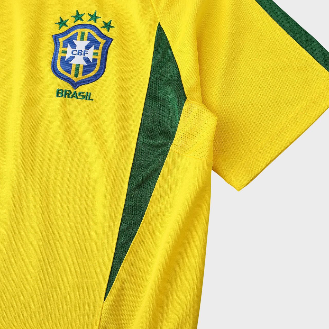 Camisa Seleção Brasileira I 2002 Nike - Retrô - Amarela