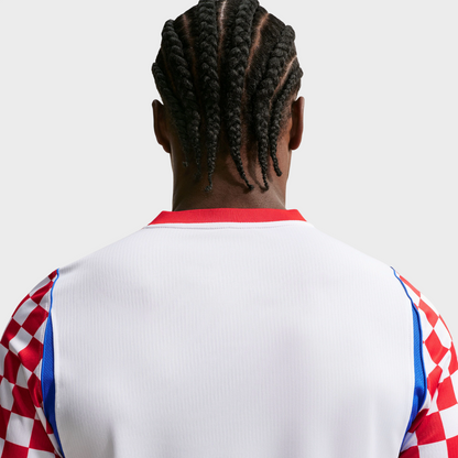 Camisa Croácia I 26/27 - Torcedor Masculina - Branco e Vermelho