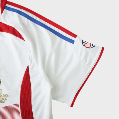 Camisa França II 2006 Adidas - Branca - Retrô