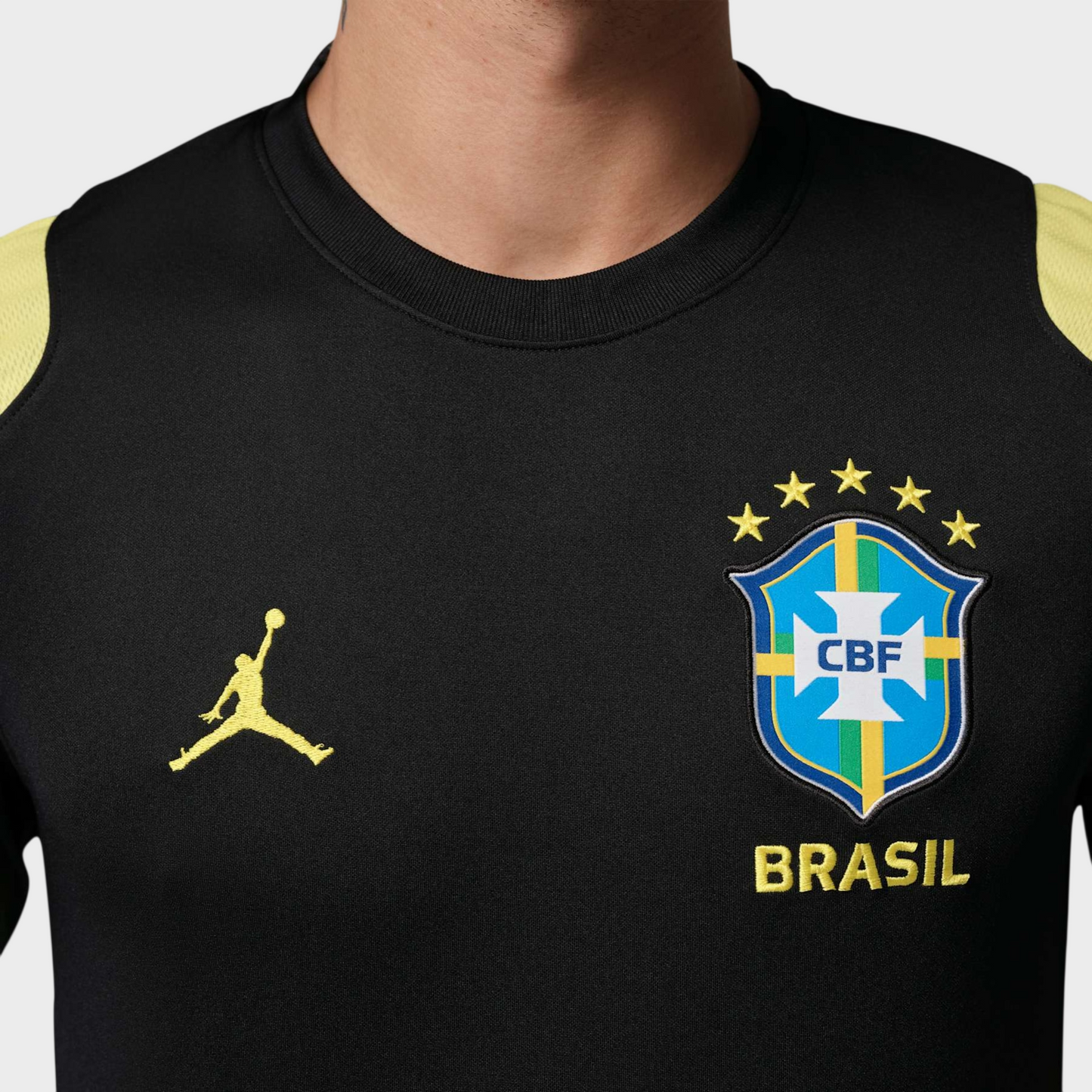Camisa Seleção Brasileira Treino 26/27 - Torcedor Masculina - Preta