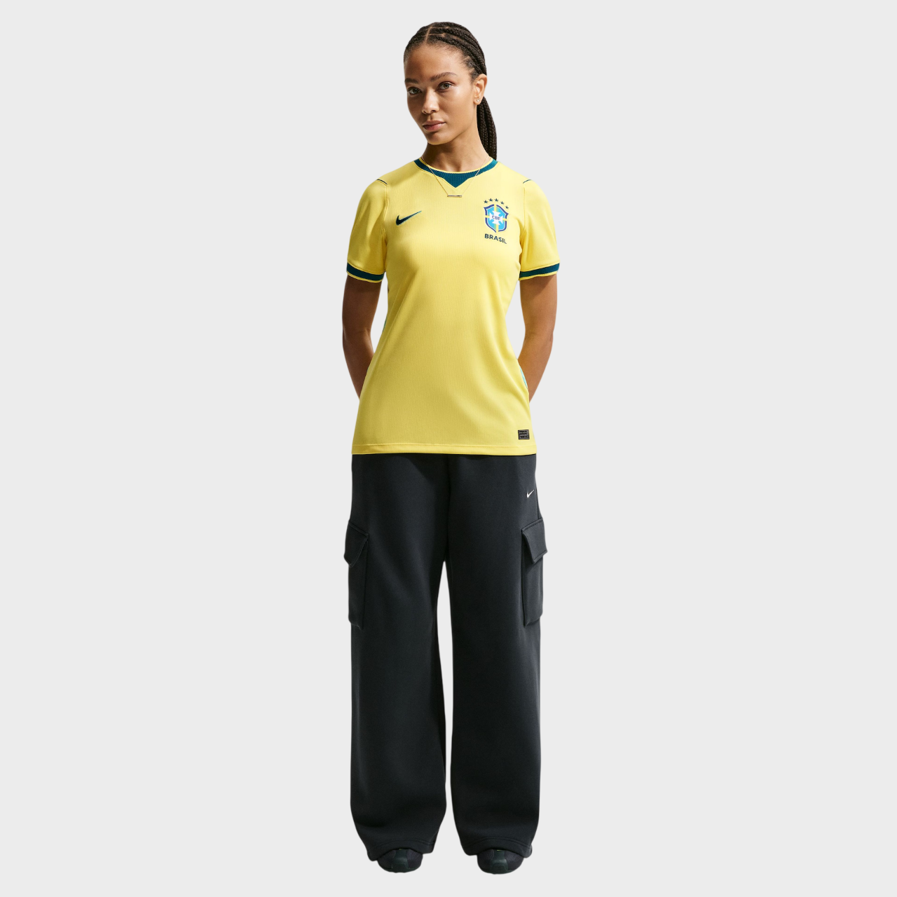 Camisa Seleção Brasileira Feminina I 26/27 - Torcedor - Amarela