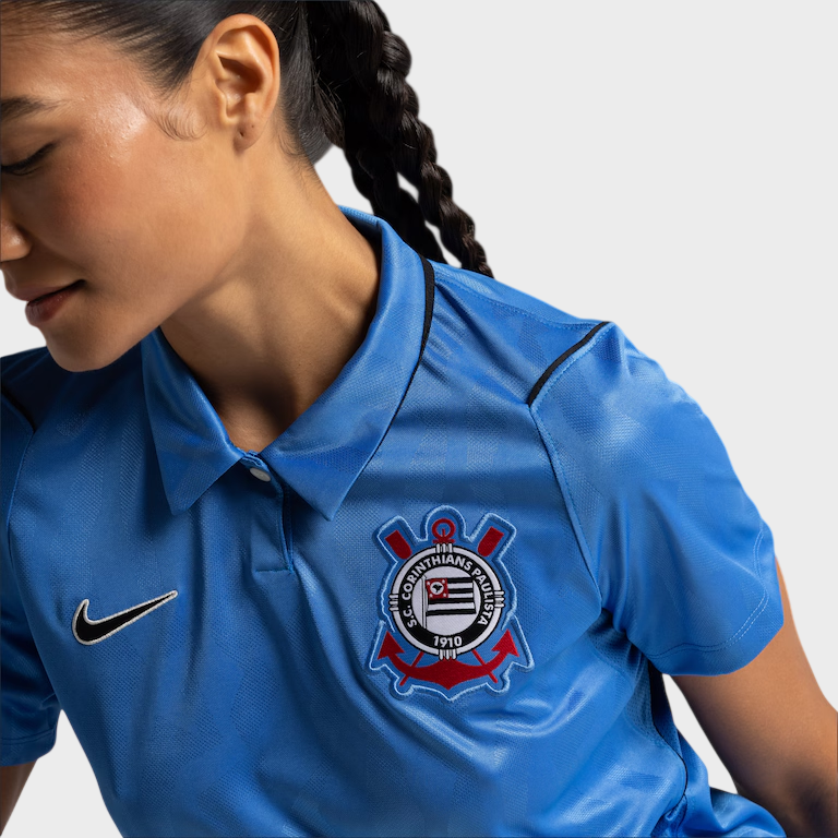 Camisa Corinthians Feminina III 26/27 - Torcedor - Azul