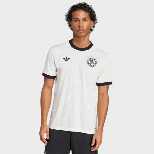 Camisa Alemanha '125th Anniversary' 2025 Torcedor Adidas Masculina - Branca