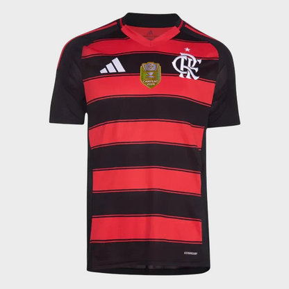 Camisa Flamengo I 25/26 - Torcedor Masculina - Vermelha e Preta