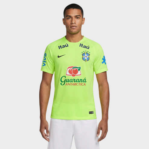 Camisa Seleção Brasileira Treino - Nike - Verde Fluorescente