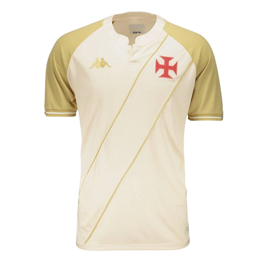 Camisa Vasco III 24/25 - Branca e Dourada