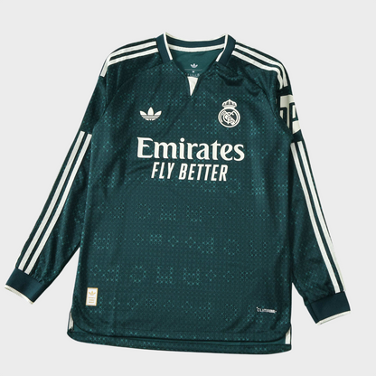 Camisa Real Madrid II Manga Longa 26/27 Torcedor - Verde