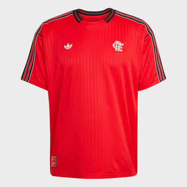 Camisa Flamengo Terrace Icons Unissex 2025 - Vemelha