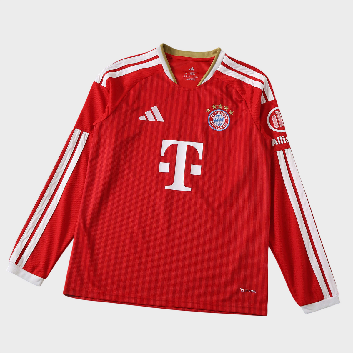 Camisa Bayer de Munique I Manga Longa 26/27 Torcedor - Vermelha