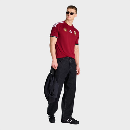 Camisa Hungria I 26/27 - Torcedor Adidas Masculina - Vermelha