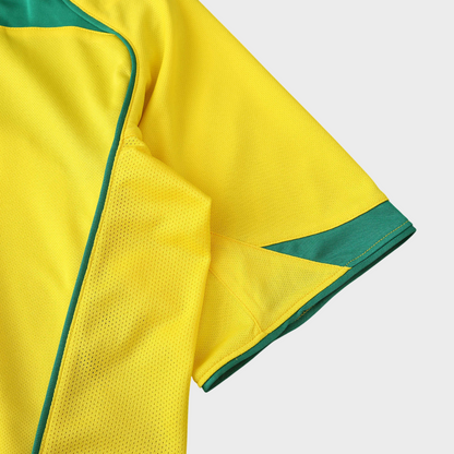 Camisa Seleção Brasileira I 2004 Reedição Total 90 - RONALDINHO 10