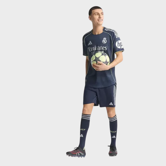 Camisa Real Madrid II 25/26 Torcedor Adidas Masculina - Azul Marinho
