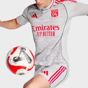 Camisa Lyon III 25/26 - Torcedor Adidas - Cinza