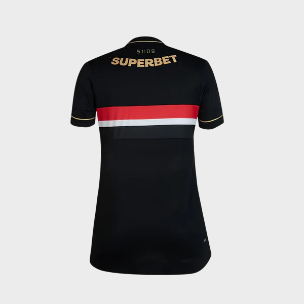 Camisa São Paulo Feminina III Comemorativa 25/26 - Preta