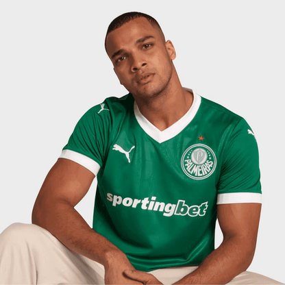 Camisa Palmeiras I 25/26 - Torcedor Puma Masculina - Verde