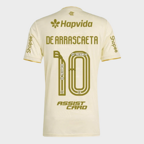 Camisa Flamengo III 25/26 - Torcedor + Patrocínios - Dourada