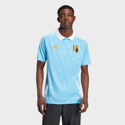 Camisa Bélgica II 24/25 - Torcedor Masculina - Azul