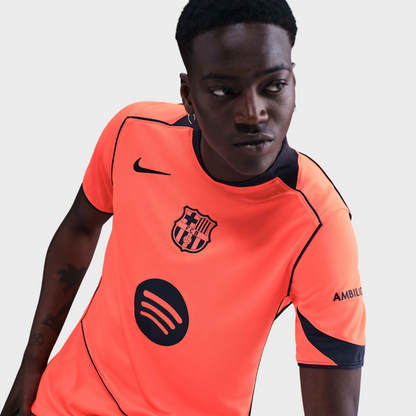 Camisa Barcelona III 25/26 - Torcedor Nike Masculina - Laranja
