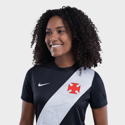 Camisa Vasco Feminina I 26/27 - Preta