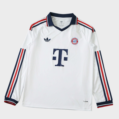 Camisa Bayer de Munique II Manga Longa 26/27 Torcedor - Branca