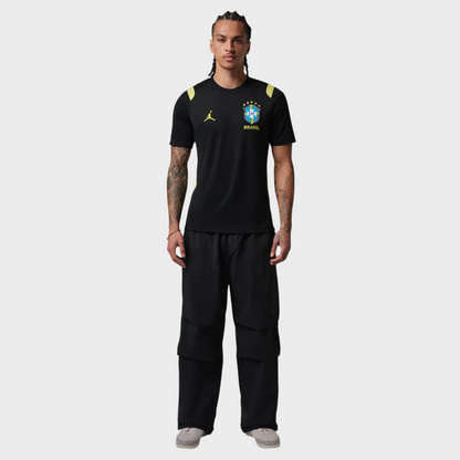 Camisa Seleção Brasileira Treino 26/27 - Torcedor Masculina - Preta