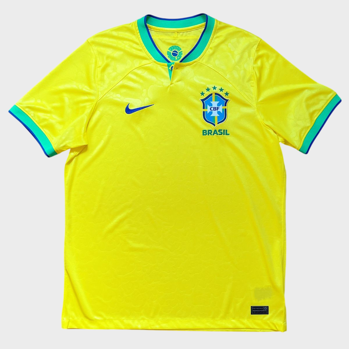 Camisa Seleção Brasileira I 2022 - Torcedor Nike Masculina - Amarela