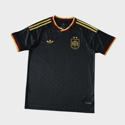 Camisa Espanha 26/27 Campeã do Mundo Especial - Preta
