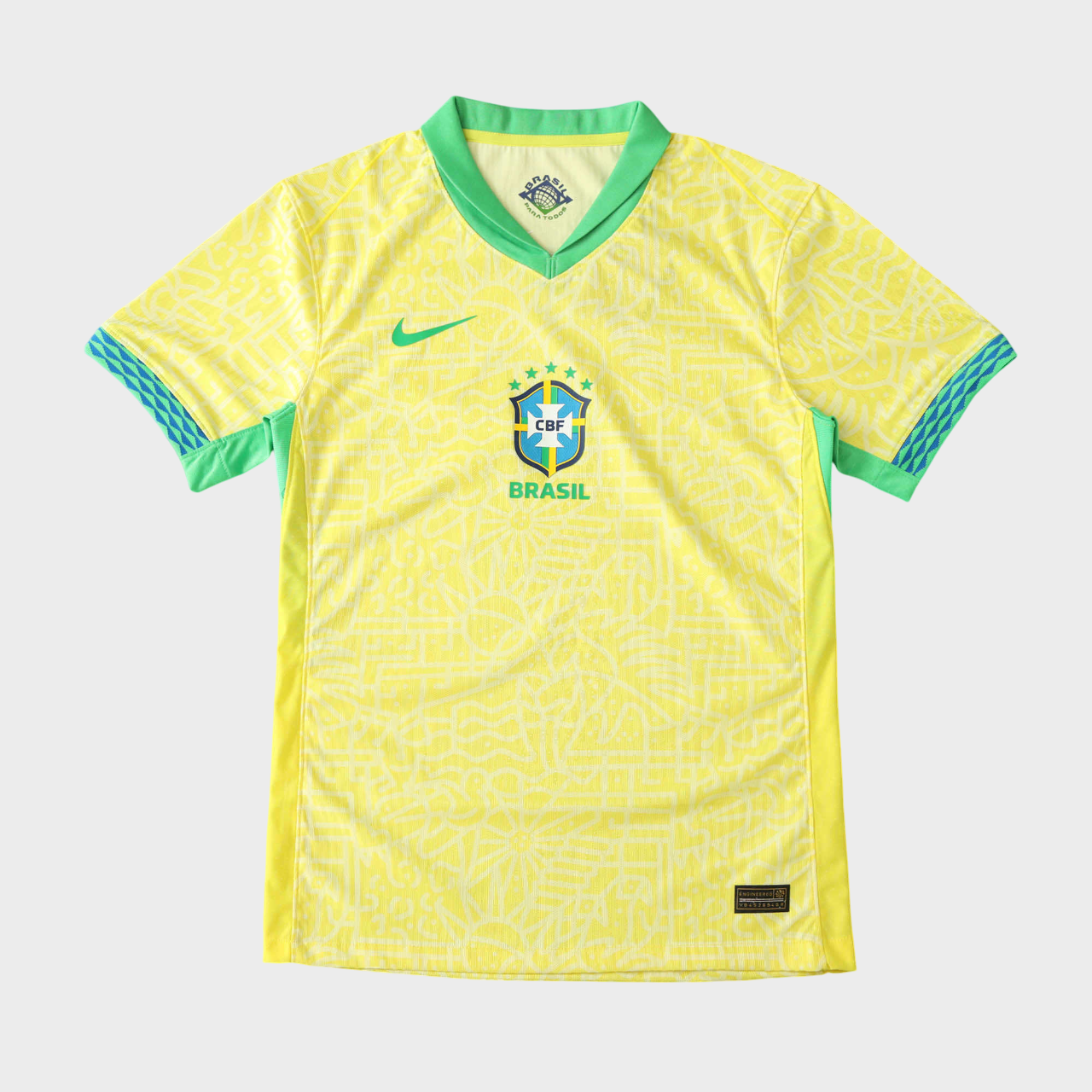 Camisa Seleção Brasileira I 24/25 - Torcedor Nike Masculina - Amarela