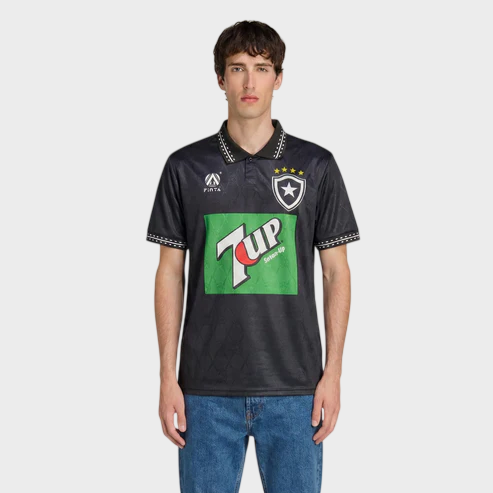 Camisa Botafogo III 1995 Retrô - Preta