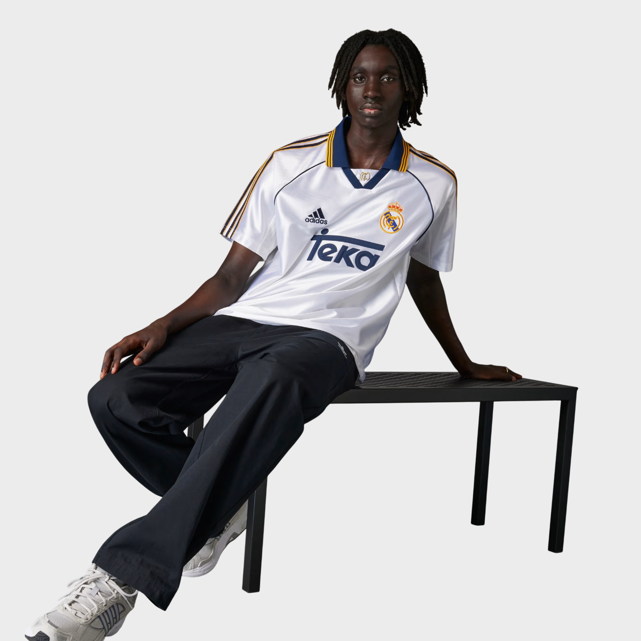Camisa Real Madrid I 1999/2000 Adidas - Branca - Retrô