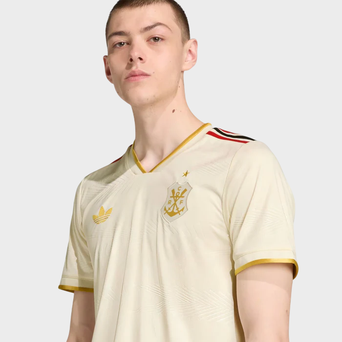 Camisa Flamengo III 25/26 - Torcedor Masculina - Dourada