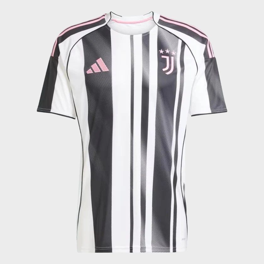 Camisa Juventus I 25/26 - Torcedor Adidas Masculina - Branca e Preta