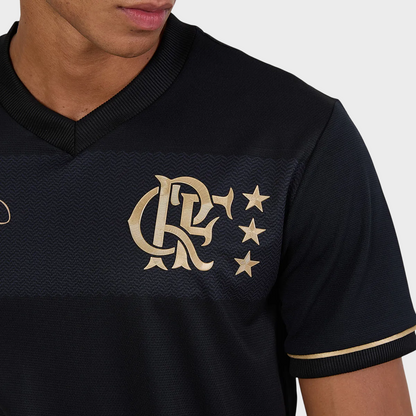 Camisa Flamengo Edição Especial Zico 25/26 Adidas Masculina - Preto