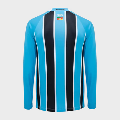Camisa Grêmio I Manga Longa 25/26 - Azul e Preta