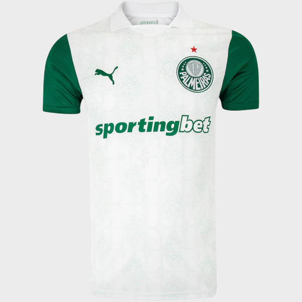Camisa Palmeiras II 25/26 - Torcedor Puma Masculina - Branca