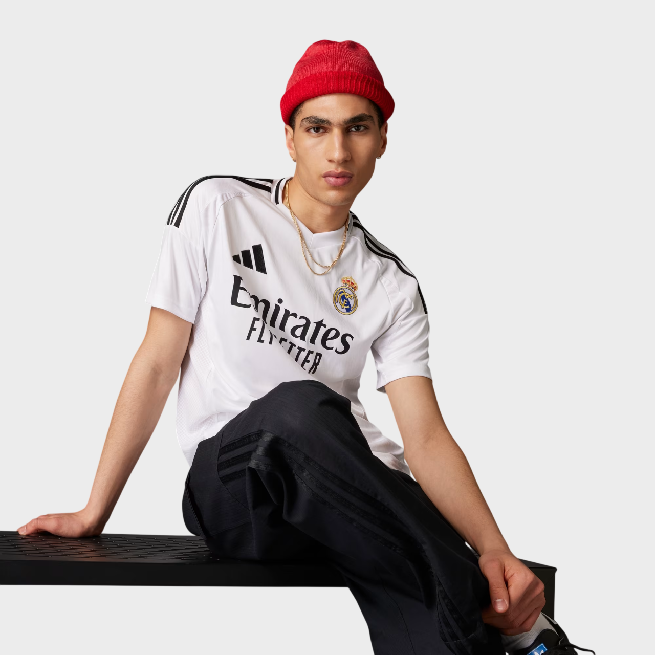 Camisa Real Madrid I 24/25 Torcedor Adidas Masculina - Branca